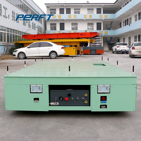 Trackless Transfer Cart With Fork Lift Pockets For Transporting 400T